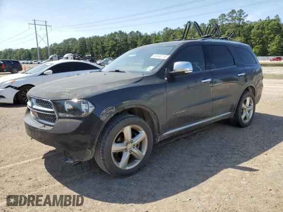 2011 Dodge Durango Citadel with VIN 1D4RD5GGXBC680375, listed as a Copart auction lot 54946715 with Not provided miles and Salvage title. Bid and sale history available at DreamBid. Image 1.