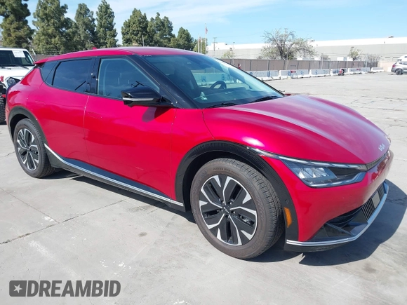 2024 Kia EV6 Wind with VIN KNDC3DLC2R5159684, listed as a IAAI auction lot 41960405 with 5,394 mi miles and . Bid and sale history available at DreamBid. Image 1.