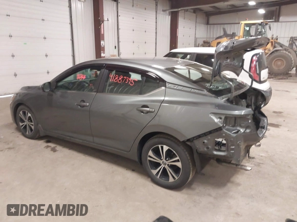 2020 Nissan Sentra SV z VIN 3N1AB8CV4LY232442, wystawiony jako IAAI lot #41887395 z przebiegiem 51 130 mil mil oraz . Historia ofert i sprzedaży dostępna na DreamBid. Obrazek 3.