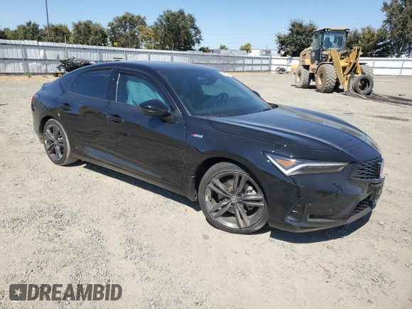 2024 Acura Integra w/A-Spec Technology Package with VIN 19UDE4H60RA022530, listed as a Copart auction lot 72598544 with 6,505 mi miles and Salvage Title. Bid and sale history available at carsss.com. Image 4.