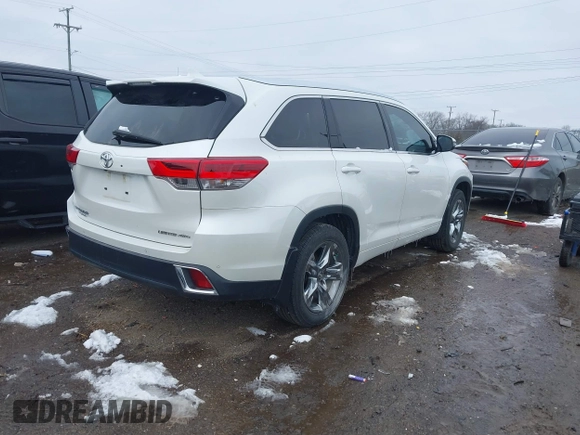 2019 Toyota Highlander Limited with VIN 5TDDZRFH2KS746197, listed as a IAAI auction lot 41431215 with Not provided miles and . Bid and sale history available at DreamBid. Image 4.