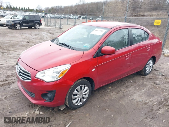2017 Mitsubishi Mirage ES z VIN ML32F3FJ9HHF15946, wystawiony jako IAAI lot #41975322 z przebiegiem 90 759 mil mil oraz . Historia ofert i sprzedaży dostępna na DreamBid. Obrazek 2.