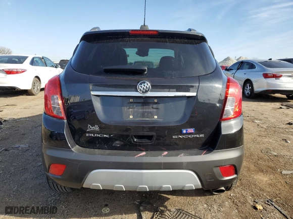2016 Buick Encore Leather with VIN KL4CJCSB1GB587571, listed as a Copart auction lot 43943875 with 149,424 mi miles and Salvage Title. Bid and sale history available at carsss.com. Image 6.