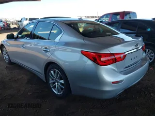 2017 Infiniti Q50 3.0t Premium with VIN JN1EV7AP4HM739763, listed as a IAAI auction lot 42011605 with 90,608 mi miles. Bid and sale history available at carsss.com. Image 3.
