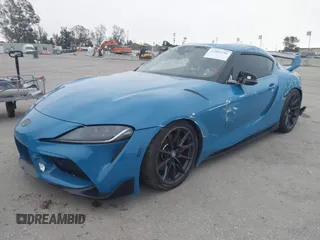 2024 Toyota GR Supra 3.0 with VIN WZ1DB0G08RW063652, listed as a IAAI auction lot 41802586 with 8,029 mi miles. Bid and sale history available at carsss.com. Image 17.