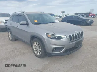 2019 Jeep Cherokee Latitude with VIN 1C4PJLCB8KD366438, listed as a IAAI auction lot 41851154 with 47,637 mi miles. Bid and sale history available at carsss.com. Image 1.