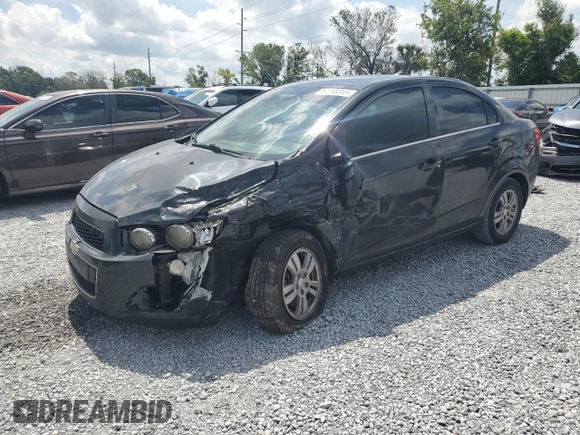 2015 Chevrolet Sonic LT with VIN 1G1JC5SH9F4122040, listed as a Copart auction lot 57750345 with 120,249 mi miles and Salvage title. Bid and sale history available at DreamBid. Image 1.