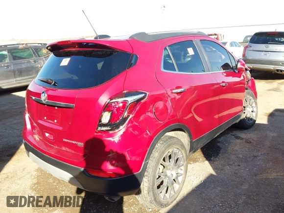 2019 Buick Encore Sport Touring with VIN KL4CJ2SB3KB788617, listed as a IAAI auction lot 41615963 with Not Provided miles and . Bid and sale history available at DreamBid. Image 4.