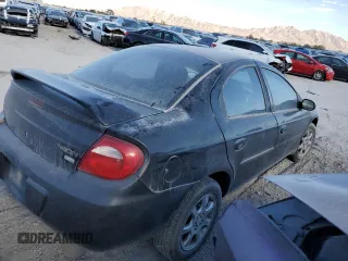 2005 Dodge Neon SXT with VIN 1B3ES56C25D237265, listed as a Copart auction lot 44866665 with 201,991 mi miles and Salvage Title. Bid and sale history available at carsss.com. Image 3.