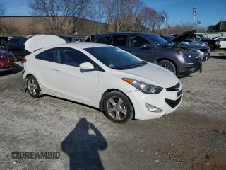 2013 Hyundai Elantra Coupe GS PZEV with VIN KMHDH6AE3DU011320, listed as a Copart auction lot 82141054 with 130,726 mi miles and Clean Title. Bid and sale history available at carsss.com. Image 4.