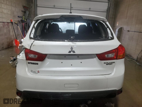 2015 Mitsubishi Outlander Sport ES with VIN 4A4AR3AU9FE041132, listed as a Copart auction lot 48066995 with 69,996 mi miles and Salvage Title. Bid and sale history available at carsss.com. Image 6.