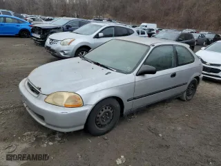 1998 Honda Civic DX with VIN 2HGEJ6344WH103710, listed as a Copart auction lot 84089674 with 192,095 mi miles and Clean Title. Bid and sale history available at carsss.com. Image 1.