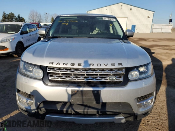 2014 Land Rover Range Rover Sport HSE z VIN SALWR2WF7EA324547, wystawiony jako Copart lot #49793235 z przebiegiem Nie podano mil oraz Czysty tytuł • Clean title. Historia ofert i sprzedaży dostępna na DreamBid. Obrazek 5.