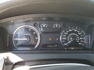 2009 Lincoln MKS with VIN 1LNHM94R59G611484, listed as a Copart auction lot 43998775 with 118,706 mi miles and Salvage Title. Bid and sale history available at DreamBid. Image 9.
