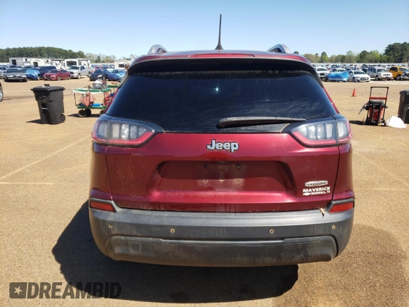 2019 Jeep Cherokee Latitude Plus with VIN 1C4PJLLB0KD128647, listed as a Copart auction lot 50322885 with 125,195 mi miles and Salvage Title. Bid and sale history available at carsss.com. Image 6.