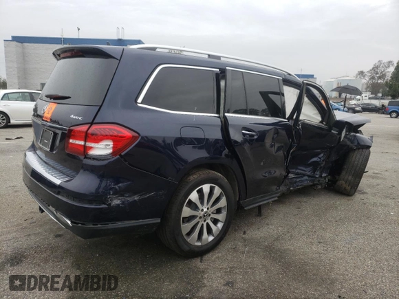 2017 Mercedes-Benz GLS with VIN 4JGDF6EE6HA961842, listed as a Copart auction lot 44868993 with 90,630 mi miles. Bid and sale history available at carsss.com. Image 3.