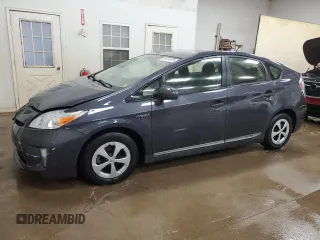 2014 Toyota Prius Four z VIN JTDKN3DU9E1775424, wystawiony jako Copart lot #56721875 z przebiegiem 216 292 mil mil oraz Czysty tytuł • Clean title. Historia ofert i sprzedaży dostępna na DreamBid. Obrazek 1.