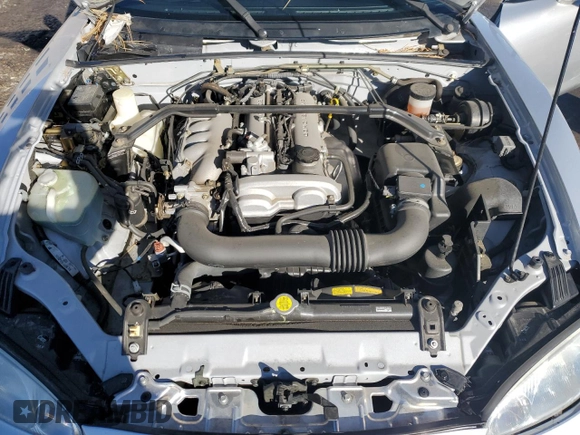 2004 Mazda MX-5 Miata LS with VIN JM1NB353640402308, listed as a Copart auction lot 84568244 with 50,287 mi miles and Salvage title. Bid and sale history available at DreamBid. Image 11.