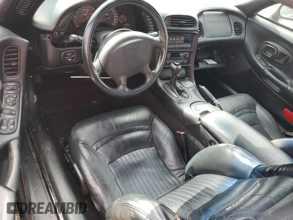 2001 Chevrolet Corvette with VIN 1G1YY32G915106953, listed as a Copart auction lot 41916645 with 55,420 mi miles and Salvage Title. Bid and sale history available at carsss.com. Image 8.