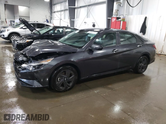 2021 Hyundai Elantra SEL z VIN 5NPLM4AG4MH008079, wystawiony jako Copart lot #63850714 z przebiegiem 19 302 mil mil oraz Szkoda całkowita • Salvage title. Historia ofert i sprzedaży dostępna na DreamBid. Obrazek 1.