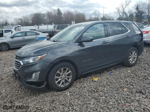 2020 Chevrolet Equinox LT with VIN 3GNAXKEV6LS500569, listed as a Copart auction lot 51200165 with 92,931 mi miles and Salvage Title. Bid and sale history available at carsss.com. Image 1.