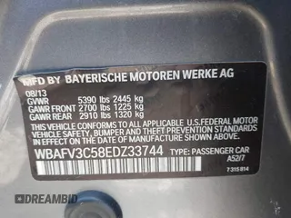 2014 BMW 5 Series 535d xDrive с VIN WBAFV3C58EDZ33744, выставлен на аукционе IAAI как лот 42590073 с пробегом 168 571 миль миль и . История ставок и продаж доступна на DreamBid. Изображение 9.