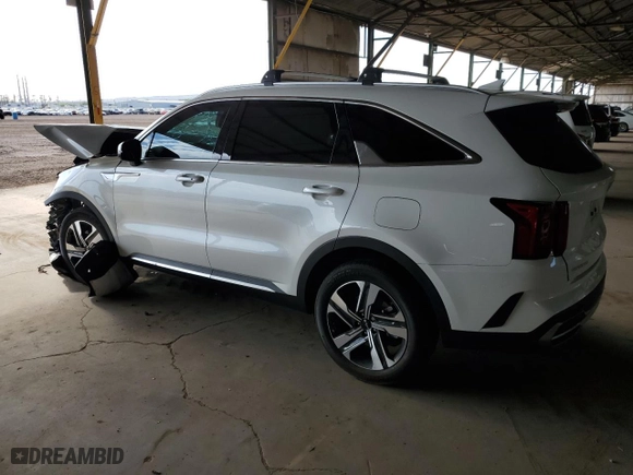 2023 Kia Sorento Hybrid EX with VIN KNDRHDLG6P5194174, listed as a Copart auction lot 66587714 with 0 mi miles and Salvage Title. Bid and sale history available at carsss.com. Image 2.