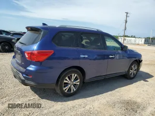2020 Nissan Pathfinder SV with VIN 5N1DR2BNXLC593070, listed as a Copart auction lot 53845785 with 84,443 mi miles and Salvage title. Bid and sale history available at DreamBid. Image 3.