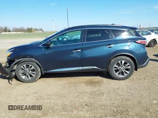 2016 Nissan Murano SL z VIN 5N1AZ2MH6GN143047, wystawiony jako IAAI lot #41920270 z przebiegiem 158 518 mil mil oraz . Historia ofert i sprzedaży dostępna na DreamBid. Obrazek 14.