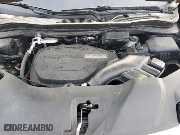 2020 Honda Pilot EX-L with VIN 5FNYF6H59LB016899, listed as a Copart auction lot 51489125 with 53,904 mi miles and Salvage title. Bid and sale history available at DreamBid. Image 11.
