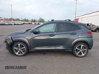2020 Hyundai Kona Limited with VIN KM8K3CA54LU408862, listed as a IAAI auction lot 40573449 with 34,875 mi miles. Bid and sale history available at carsss.com. Image 14.