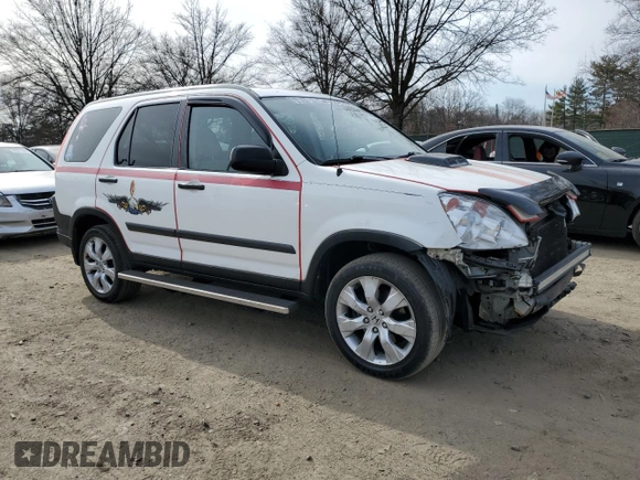 2005 Honda CR-V EX with VIN SHSRD78855U307292, listed as a Copart auction lot 47638585 with 252,940 mi miles and Salvage Title. Bid and sale history available at carsss.com. Image 4.