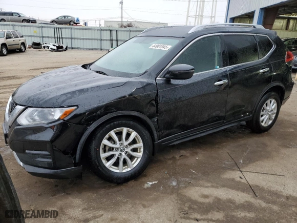 2018 Nissan Rogue S with VIN JN8AT2MV7JW345266, listed as a Copart auction lot 44901945 with 54,487 mi miles and Salvage Title. Bid and sale history available at carsss.com. Image 1.
