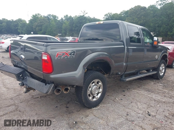 2015 Ford F-250 Lariat with VIN 1FT7W2BT3FEA75514, listed as a IAAI auction lot 42540150 with 91,433 mi miles and . Bid and sale history available at DreamBid. Image 4.