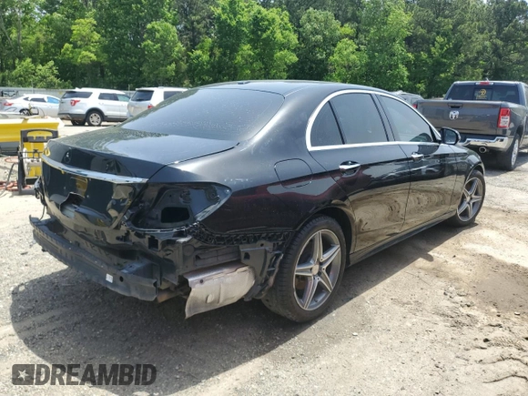 2017 Mercedes-Benz E 300 Luxury with VIN WDDZF4JB7HA017306, listed as a Copart auction lot 53913775 with 135,032 mi miles and Salvage Title. Bid and sale history available at DreamBid. Image 3.