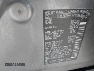 2017 Nissan Rogue SV z VIN KNMAT2MV7HP607531, wystawiony jako IAAI lot #42134855 z przebiegiem 163 810 mil mil oraz . Historia ofert i sprzedaży dostępna na DreamBid. Obrazek 9.