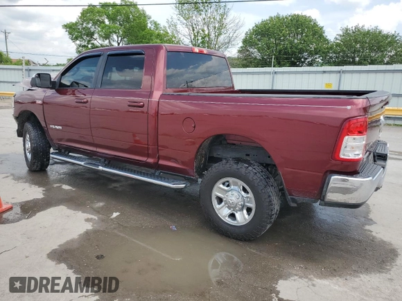 2021 Ram 2500 Big Horn with VIN 3C6UR5DJ7MG556130, listed as a Copart auction lot 54863635 with 220,125 mi miles and Salvage title. Bid and sale history available at DreamBid. Image 2.