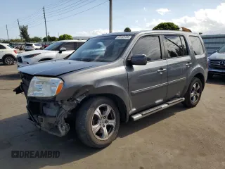 2013 Honda Pilot EX-L z VIN 5FNYF3H54DB014106, wystawiony jako Copart lot #59169735 z przebiegiem 180 666 mil mil oraz Szkoda całkowita • Salvage title. Historia ofert i sprzedaży dostępna na DreamBid. Obrazek 1.