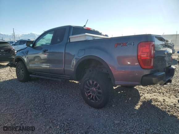 2021 Ford Ranger XL with VIN 1FTER1FH3MLD45851, listed as a Copart auction lot 41827115 with 44,405 mi miles and Salvage Title. Bid and sale history available at carsss.com. Image 2.