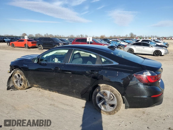2020 Honda Insight EX with VIN 19XZE4F59LE005566, listed as a Copart auction lot 47826365 with 49,583 mi miles and Salvage Title. Bid and sale history available at DreamBid. Image 2.