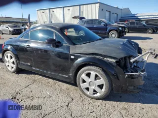 2002 Audi TT with VIN TRUWC28N521038985, listed as a Copart auction lot 82837794 with 209,776 mi miles and Salvage Title. Bid and sale history available at carsss.com. Image 4.