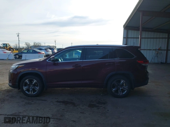 2019 Toyota Highlander Limited with VIN 5TDDZRFH5KS948600, listed as a IAAI auction lot 41848512 with 73,764 mi miles and . Bid and sale history available at DreamBid. Image 14.
