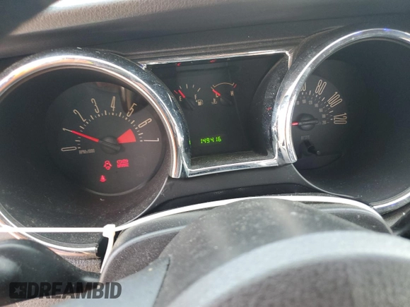 2007 Ford Mustang Deluxe with VIN 1ZVFT80N875234831, listed as a Copart auction lot 55525965 with 149,416 mi miles and Clean Title. Bid and sale history available at carsss.com. Image 9.