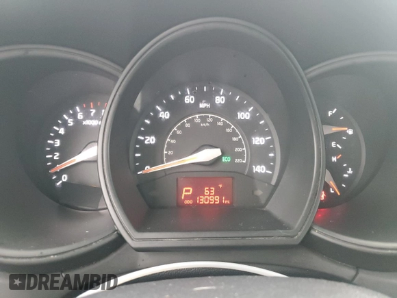 2014 Kia Rio LX with VIN KNADM5A38E6362171, listed as a Copart auction lot 84716354 with 130,991 mi miles and Clean Title. Bid and sale history available at carsss.com. Image 9.
