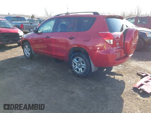 2007 Toyota RAV4 with VIN JTMBD33V175088480, listed as a IAAI auction lot 41779212 with 201,875 mi miles. Bid and sale history available at carsss.com. Image 3.