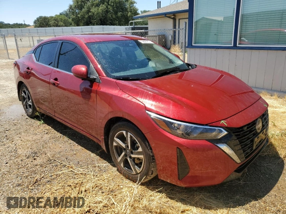 2024 Nissan Sentra SV with VIN 3N1AB8CV0RY313446, listed as a Copart auction lot 62552905 with 41,066 mi miles and Clean title. Bid and sale history available at DreamBid. Image 4.
