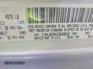 2012 Jeep Patriot Limited with VIN 1C4NJRCB4CD649916, listed as a IAAI auction lot 41732193 with 137,359 mi miles and . Bid and sale history available at carsss.com. Image 9.