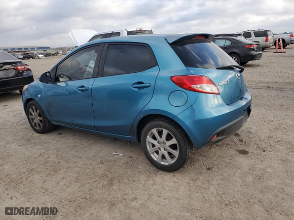 2012 Mazda Mazda2 Touring with VIN JM1DE1LY8C0149593, listed as a Copart auction lot 44600365 with 185,091 mi miles and Salvage Title. Bid and sale history available at carsss.com. Image 2.