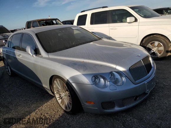 2012 Bentley Flying Spur with VIN SCBBP9ZA6CC075036, listed as a Copart auction lot 76157874 with Not provided miles and Salvage title. Bid and sale history available at DreamBid. Image 4.