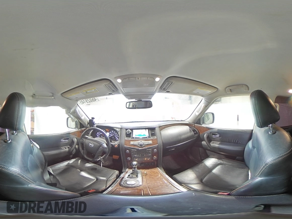 2020 Nissan Armada SL with VIN JN8AY2ND5L9110499, listed as a Copart auction lot 46029445 with 135,050 mi miles and Salvage Title. Bid and sale history available at carsss.com. Image 14.